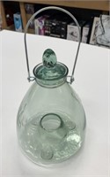 Vintage Blown Glass Wasp Trap 10.5" Tall
