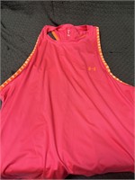 Under armor large tank top pink