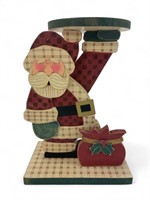 12.25" Wooden Santa Snack Table Stand