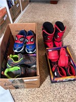 Group of Kids Spider-Man Shoes
