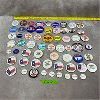 Vintage Political Button Pins
