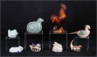 8 Japanese Porcelain Incense Burners & Boxes