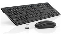 Wireless Keyboard and Mouse Combo Silent, RATEL