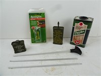 Lot of Gun Cleaning Items - Rod Oil Rifle Plugs