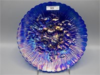 Nwood 9" ELECTRIC BLUE Poppy Show plate.