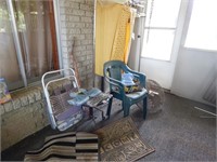 Fan, patio chair
