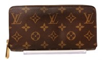 Louis Vuitton Monogram Long Zipper Wallet