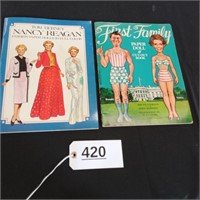 Nancy Reagan and First Family Paper Dolls