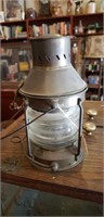 Brass Antique oil lantern for Peanut Roaster 9in