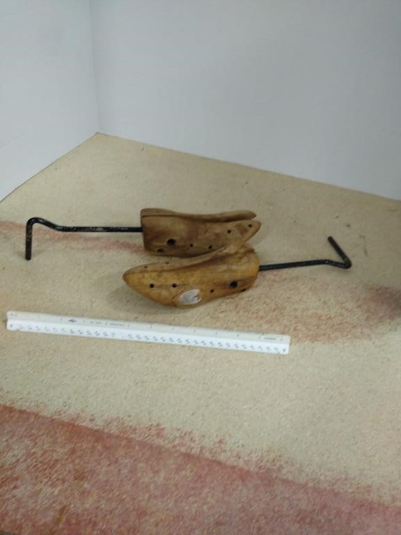 Vintage Wooden Shoe Stretcher Set