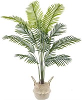 Warmplants Artificial Palm Tree, 6ft Fake Areca Pr