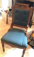 Eastlake Walnut Side Chair