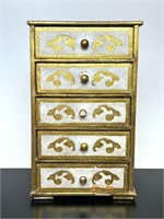 Vintage Florentine Drawer Cabinet