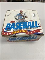 1985 FLEER BASEBALL SUPER STARS BOX