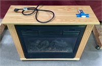 Heat Surge Electric Fireplace with Remote