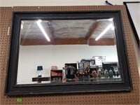 Large Black Framed Mirror