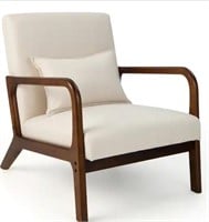 Retail$200 Beige Modern Accent Chair
