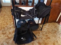 Lot of 5 Various Backpacks & Duffle Bags