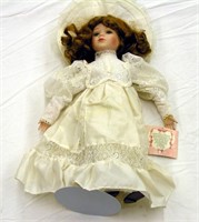 17" Tall Porcelain Doll