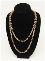 Gold-Toned Chain Necklace