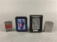 4 Zippo Lighters