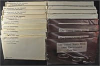 (4) 1971, (4) 72, (4) 87, (4) 96 US MINT SETS