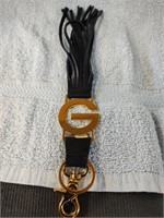 Leather Guess Key Chain 11"