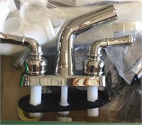 Plastic Stainless Look Kitchen Faucet