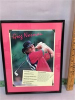 Signed Greg Norman picture