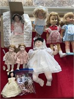 Large amount of collectible dolls