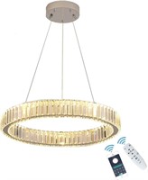 23 Silver Crystal Chandelier Lamp  Dimmable