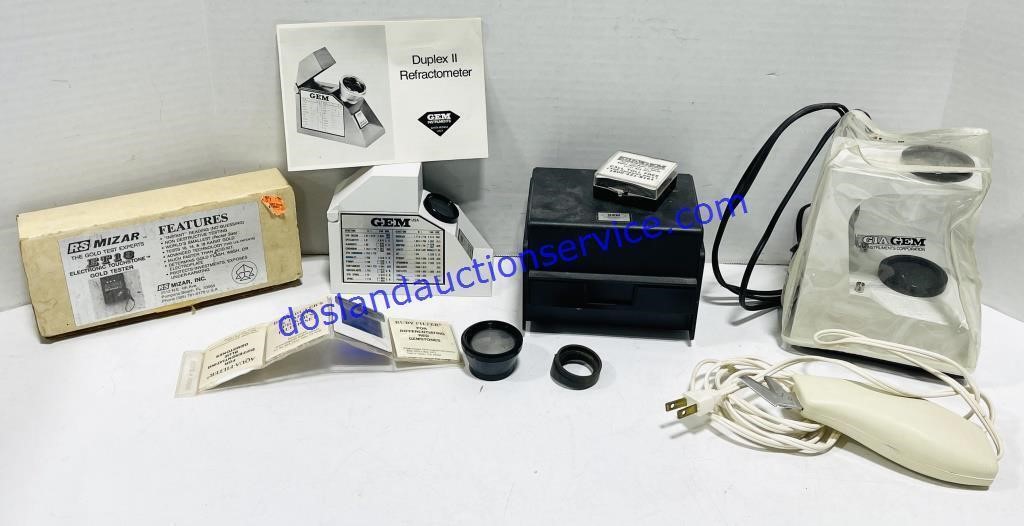 Electronic Gold Tester, Duplex II Refractometer,