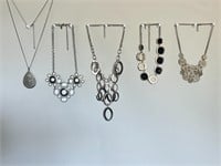 Retail Lot Silver-Tone Necklace Collection