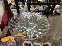 LARGE FOSTORIA GLASS PLATTER