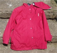 Ladies Red North End Sports Jacket Size Med