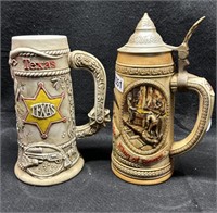 (2) COLLECTOR BEER MUGS