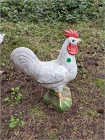 Cement Rooster Garden Decor Heavy (Outside)