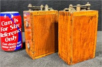 Model T Ford Wood Battery Cell Coil Box -Lot