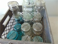 Case pf Canning Jars with Lids and Bales