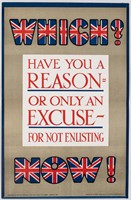 WWI BRITISH RECRUITMENT POSTER