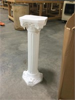 Plastic White pillar 2ft tall