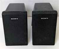 Pair Sony SS-MSP75 Speakers. 6"H x 3-1/2"W x 5"D