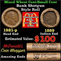 Small Cent Mixed Roll Orig Brandt McDonalds Wrappe