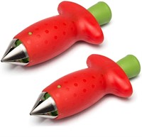 NEW - Coralpearl Strawberry Huller Stainless