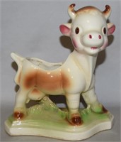 50's Milky the Cow Pottery Planter 6.5" Wide