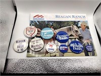 Reagan pins and calendar
