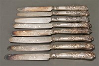 Set of Five Edwardian Sterling Silver Handled