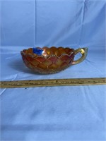 Imperial Marigold Handled Bowl