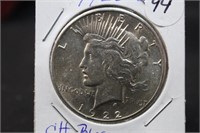 1922-S Uncirculated U.S. Silver Peace Dollar