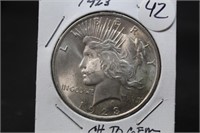 1923 UNC U.S. Silver Peace Dollar